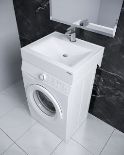 Раковина над стиральной машиной Paulmark Amberg PM750431 60x50см белый